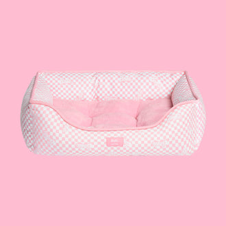 Barbie Nester Bed in Checker, Canada Pooch, Dog Bed|| color::checker|| size::na
