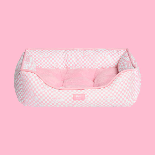 Pink sales dog basket