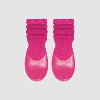 Slouchy Socks in Black, Canada Pooch Dog Socks || color::pink|| size::na