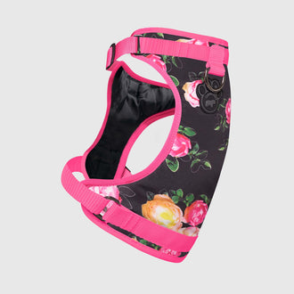 The Everything Harness Water-Resistant Series in Floral, Canada Pooch, Dog Harness|| color::floral|| size::na