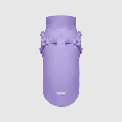 Harness Raincoat in black, Canada Pooch, Dog Raincoat|| color::Lavender|| size::na