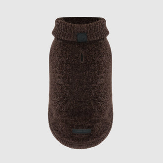 Soho Dog Sweater in Espresso, Canada Pooch Dog Sweater || color::espresso