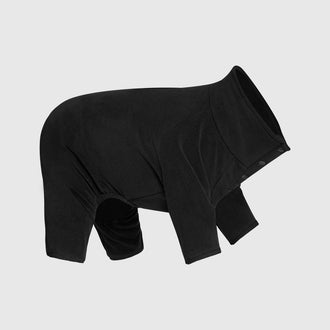 Stretch Body Warmer in Black, Canada Pooch, Dog Onesie|| color::black|| size::na