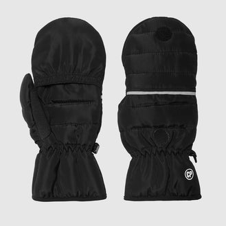 2-in-1 Dog Walking Puffer Gloves in Black, Canada Pooch, Human Gloves