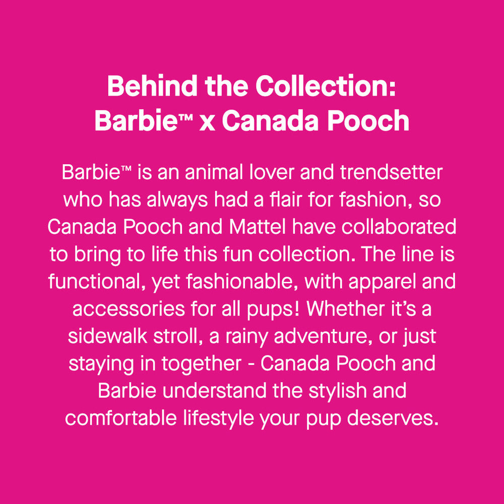 Barbie Pawparazzi Sweater in Pink, Canada Pooch, Dog Sweater|| color::pink|| size::na