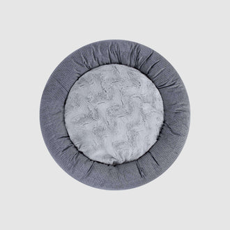 Classic Circular Dog Bed in Dove Grey, Canada Pooch Birch Bed || color::dove-grey || size::na