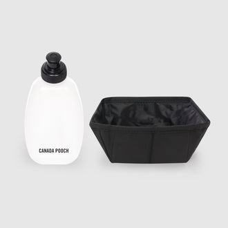 Hydration Kit in Black, Canada Pooch Dog Walking Essential|| color::black|| size::na