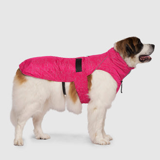 Expedition Coat 2.0 in Pink Reflective Camo, Canada Pooch Dog Coat