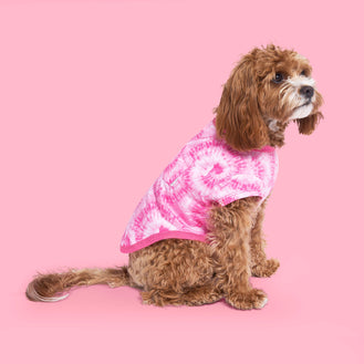Barbie Follow Me Tee in Tie Dye, Canada Pooch Dog T Shirt