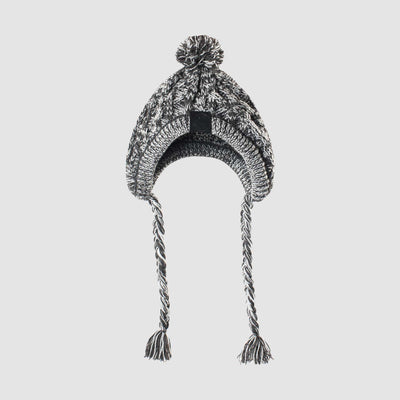 Polar Pom Pom Dog Hat in Charcoal, Canada Pooch Dog Hat || color::charcoal || size::na