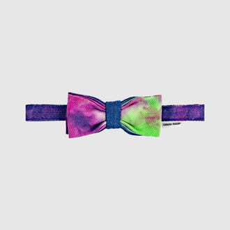 Renew Bowtie in Multicolour Tie Dye Print, Canada Pooch || color::multicolour-tie-dye || size::na