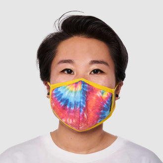 Reusable Face Mask in Tie Dye, Canada Pooch Face Mask 