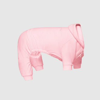 Soft Side Sweatsuit in pink, Canada Pooch, Dog Onesie|| color::pink|| size::na