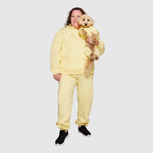 Soft Side Sweatpants in yellow, Canada Pooch, Pet Parent Pants