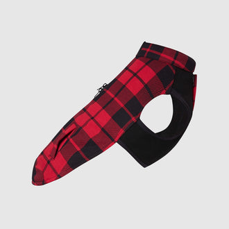 Thermal Tech Fleece in red plaid, Canada Pooch, Dog Fleece || color::red-plaid || size::na