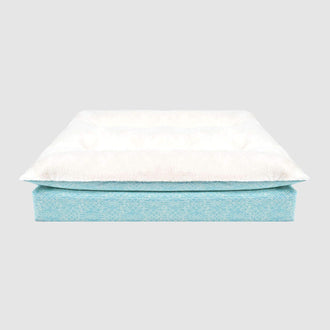 Mat Dog Bed in Teal, Canada Pooch Pillow Topper Birch Bed || color::tuscany-teal || size::na